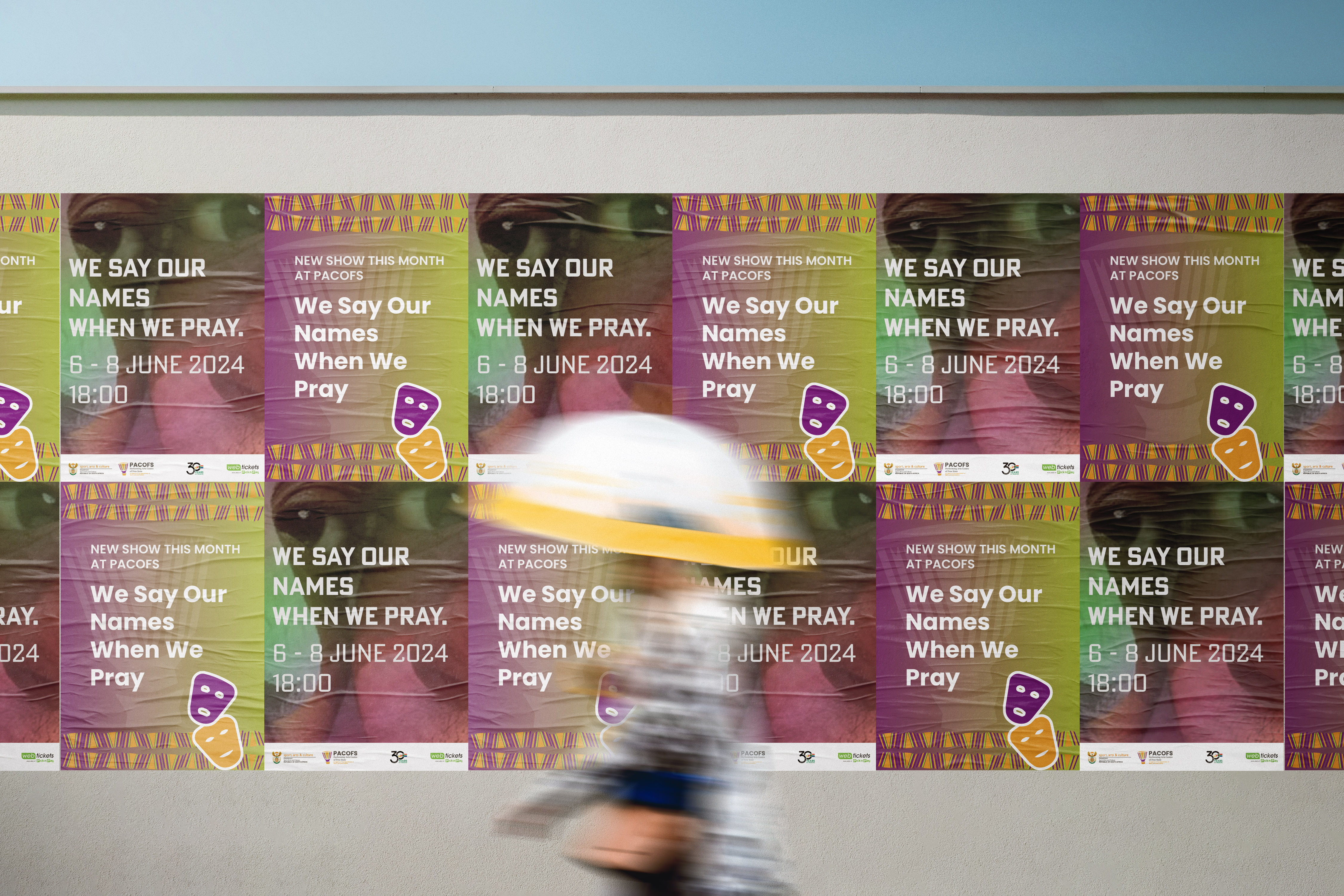 Glued-Posters-Mockup